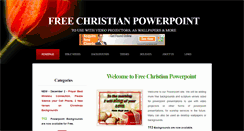 Desktop Screenshot of freechristianpowerpoint.com